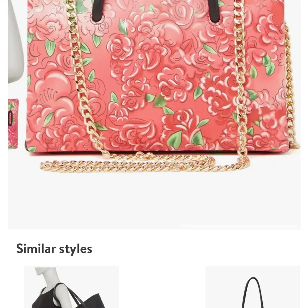 MOSCHINO Kiss-lock Tote In Fantasy Print - Picture 5 of 9